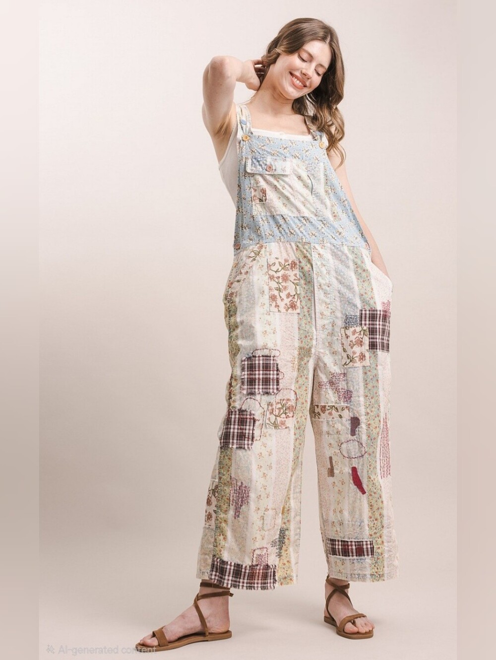#1866 Blue Velvet Prairie Patchwork Dreams Overalls